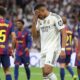 Kylian Mbappe's VAR-reviewed offside goal decision during Real Madrid's El Clasico match against Barcelona.