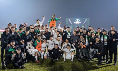 Elimay celebrating a goal during their remarkable journey from rebirth to European football qualification.