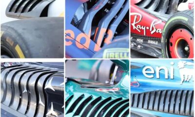 Max Verstappen celebrating on the podium after winning the dramatic Mexico Grand Prix.