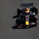 Max Verstappen's Red Bull F1 car leads Lando Norris' McLaren at the Mexico Grand Prix.